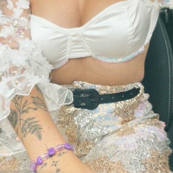 White rave top - Picture 3 of 3